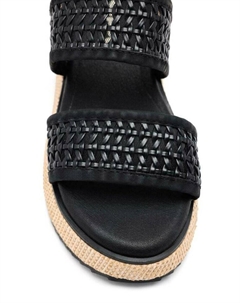 Босоножки на платформе Sandali con zeppa, черный Gioseppo