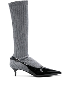 50мм вязаные сапоги, серый Magda butrym