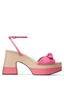 Босоножки Ricia 95 на платформе, розовый Jimmy choo