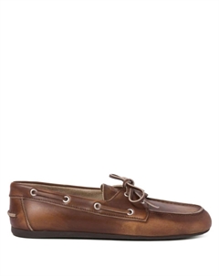 Лоферы с выбеленным эффектом, коричневый Miu miu