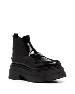 Ботинки на массивной подошве с логотипом, черный Alexander wang