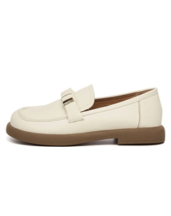 Лоферы женские, кремовый Exull q