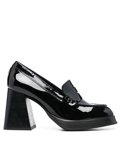 Лакированные лоферы Take Off 90, черный Alohas