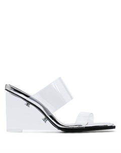 Прозрачные мюли Shard, бежевый Alexander mcqueen