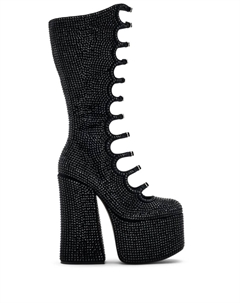 Ботильоны Kiki 160 со стразами, черный Marc jacobs