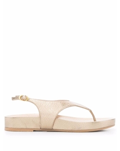 Сандалии с эффектом металлик, золотистый Stuart weitzman