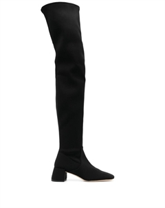 Ботфорты на каблуке, черный Staud