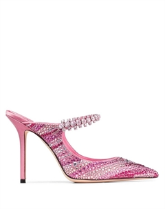 100-мм мюли Bing, розовый Jimmy choo