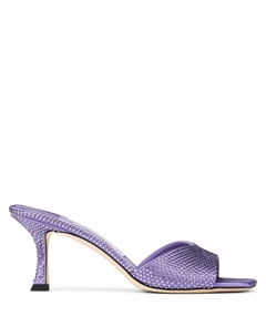 Атласные мюли Skye 70, фиолетовый Jimmy choo