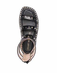 Сандалии с заклепками, черный Stuart weitzman