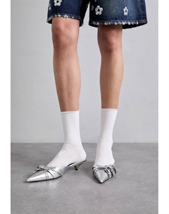 Туфли на каблуке THE EMMA KITTEN HEEL, серебряный Marc jacobs