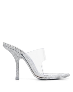 Мюли Nudie 110 с блестками, серебристый Alexander wang