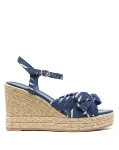 Танкетка Sofia 80мм Эспадрильи, синий Stuart weitzman