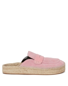 Лоферы на плетеной подошве, розовый Jw anderson