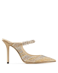 100-мм мюли Bing, золотистый Jimmy choo