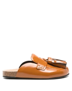 Кожаные мюли с кисточками, коричневый Jw anderson