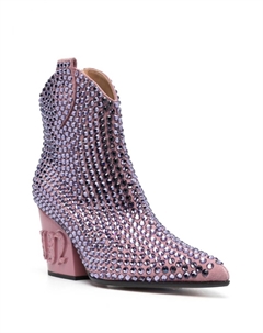 Ботильоны с кристаллами, фиолетовый Philipp plein