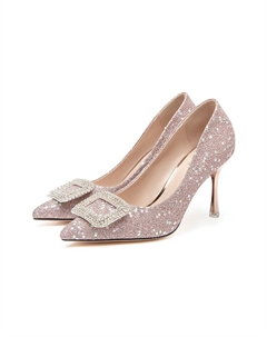 Туфли женские на высоком каблуке, цвет Rose Gold Josiny