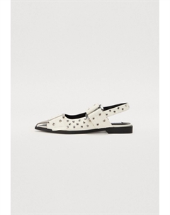 Балетки с открытой пяткой GRAND AVE, белый Steve madden