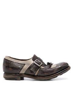 Мокасины с панелями, коричневый Church's