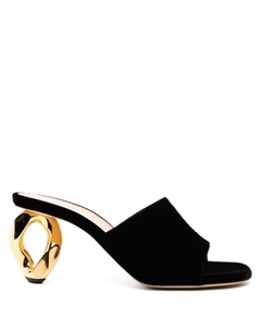 Мюли с цепочкой, черный Jw anderson