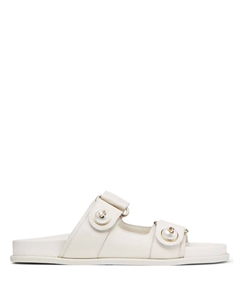 Сандалии Fayence с искусственным жемчугом, белый Jimmy choo