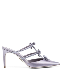 René Caovilla мюли с бантом, фиолетовый Rene caovilla