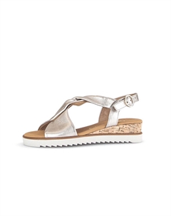 Босоножки на танкетке, бежевый Gabor