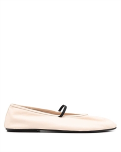 Балетки с миндалевидным носком, нейтральный цвет The row