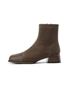 Ботильоны женские, цвет Grey-green (flocked) Josiny