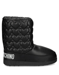 Толстые стеганые ботинки, черный Love moschino