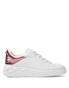 Кроссовки Diamond Maxi с эффектом металлик, белый Jimmy choo