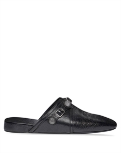Слиперы Cagole с заклепками, черный Balenciaga