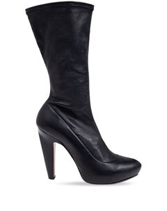 Ботинки на платформе 125 мм, черный Alexander mcqueen