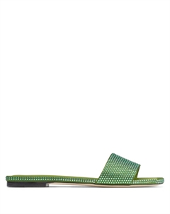 Сандалии Clovis, зеленый Jimmy choo