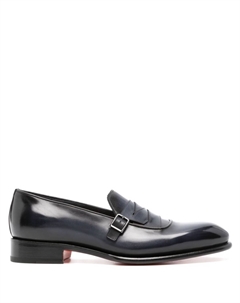 Туфли монки, синий Santoni