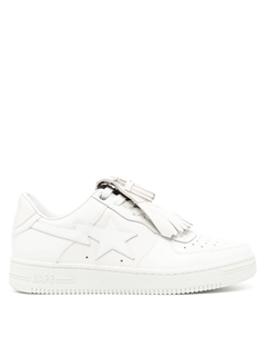 Стеганые кроссовки с кисточками, белый A bathing ape®