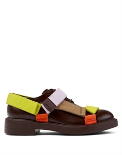 Дерби Dean на липучках, коричневый Camper