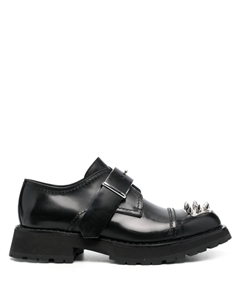 Туфли монки с заклепками, черный Alexander mcqueen