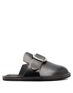 Слиперы с пряжкой, черный Youths in balaclava