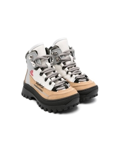 Ботильоны с логотипом KIDS, коричневый Dsquared2