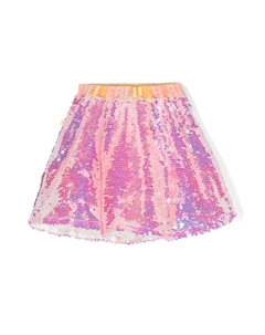 Многослойная юбка с пайетками, розовый Billieblush