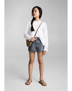 Джинсовые шорты KID, темно-синий Mango kids