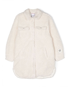 Шуба из искусственного меха с карманами, нейтральный цвет Pinko