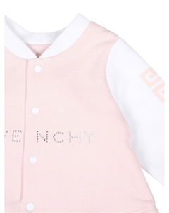 Kids комплект с принтом логотипа, розовый Givenchy