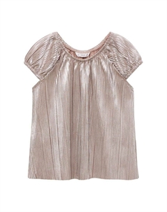 Топ, серебряный Mango kids