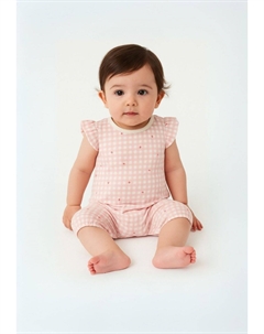 Комбинезон 2 PACK FRILL SLEEVE, светло-голубой Minoti