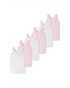 Нижняя рубашка 6ER PACK, цвет Weiß  Rosa Schiesser