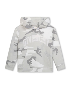 Kids худи с логотипом, серый Givenchy