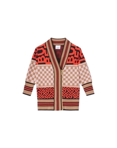 Детский свитер, красный Burberry